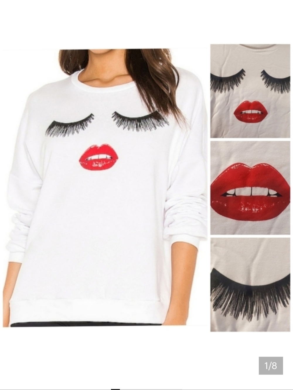 Lauren Moshi Glam Face sweatshirt